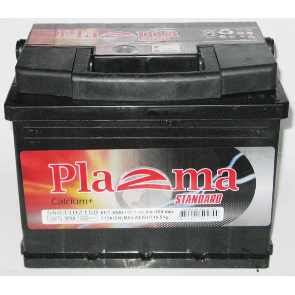 Акумулятор стартерний Plazma 6СТ-60 А1